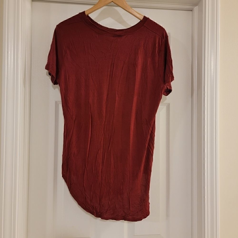 Fierce Fly Flawless Lady with Afro Graphic Tee maroon 2x - Picture 2 of 4